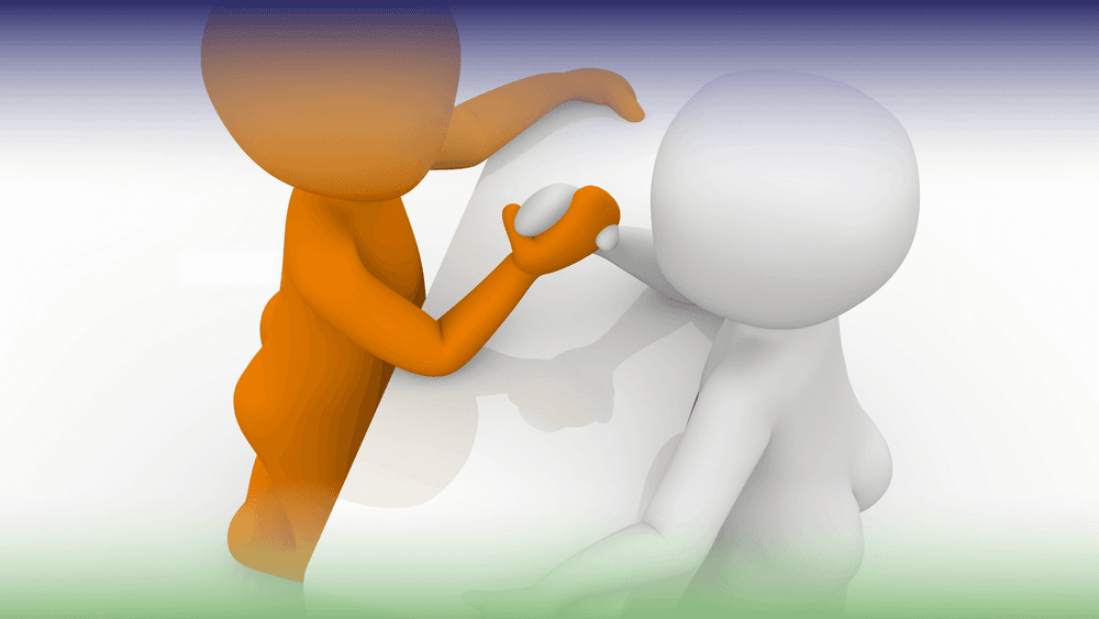 Hands wrestling